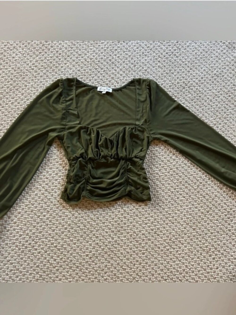 Sheer crop top